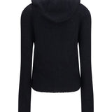 Alpaca-blend Zip-Up Hoodie