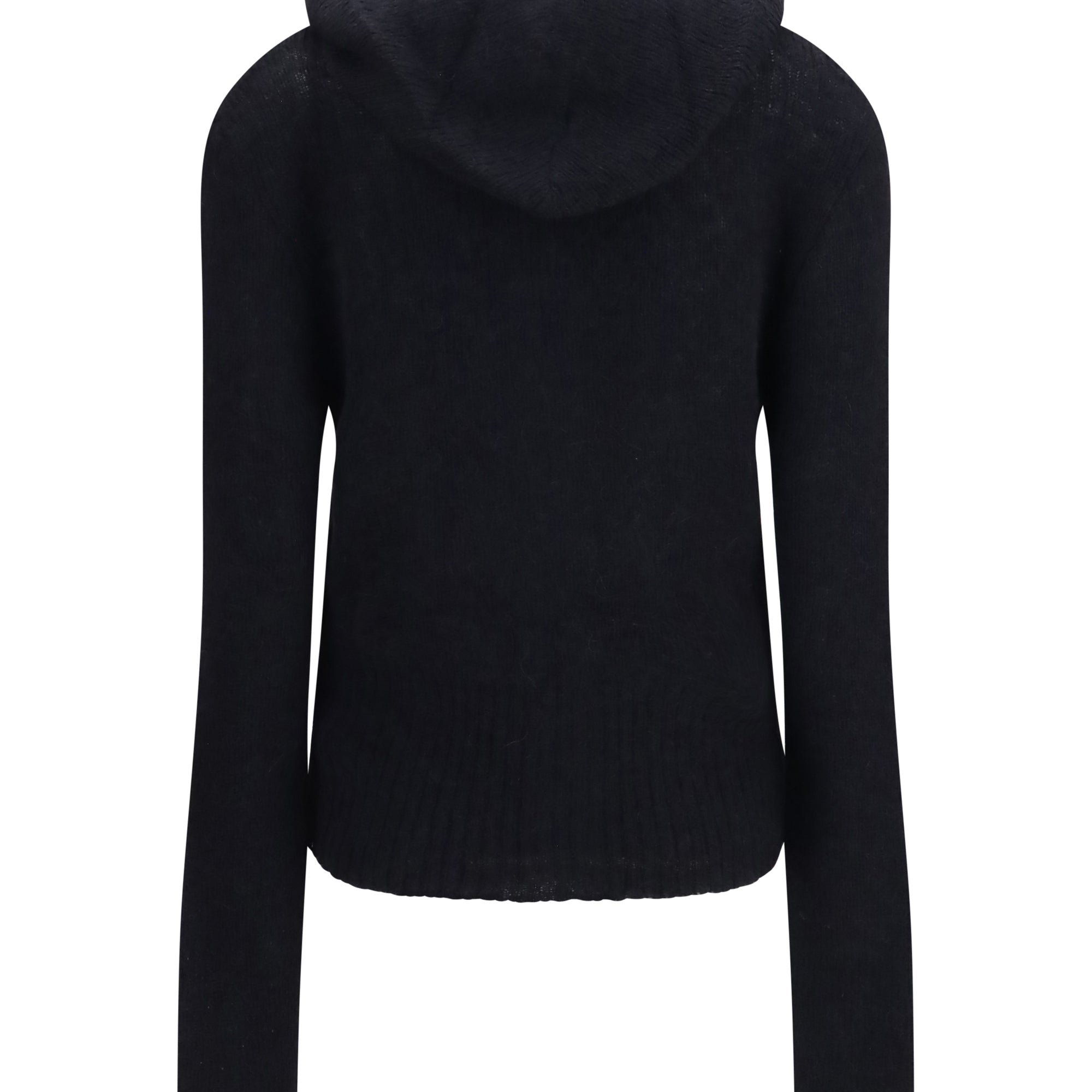 Alpaca-blend Zip-Up Hoodie