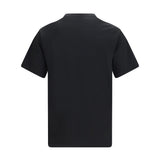 Embroidered signature cotton T-shirt