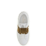 Rockstud Untitled Sneakers with suede band
