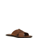 Flex cross leather Slide Sandals