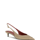 VLogo Signature kitten-heel slingback Pumps
