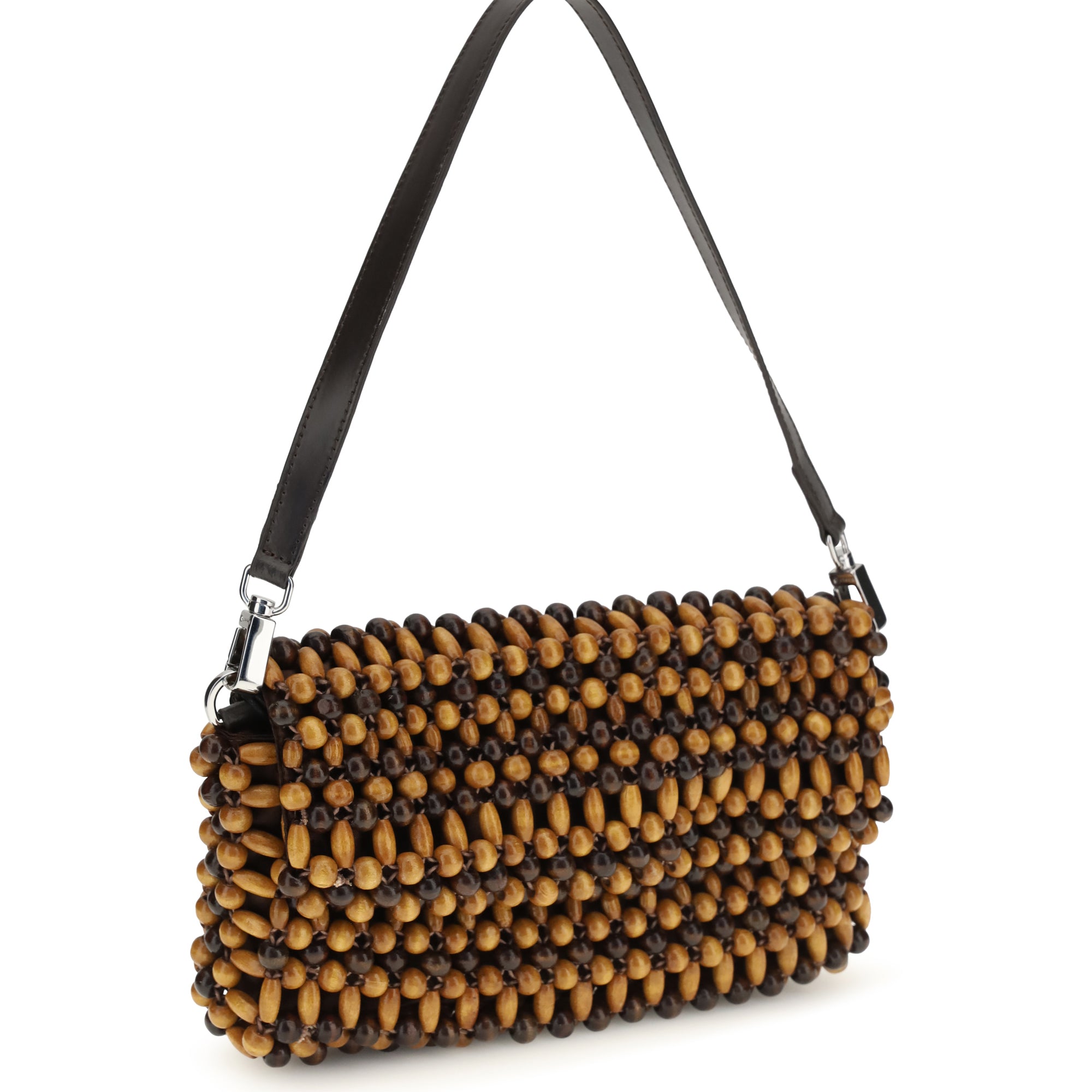 Timmy Shoulder Bag Multi Wood Beads