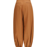 Cotton and linen balloon Pants