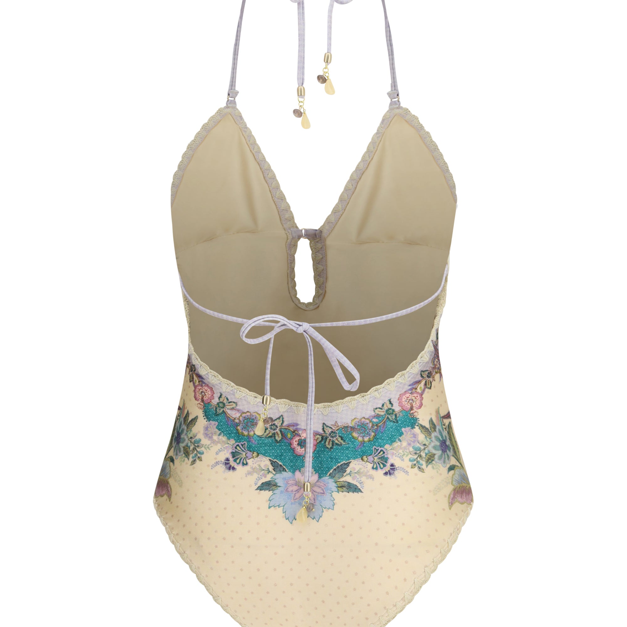 Indra crochet detail One-Piece Swimsuit