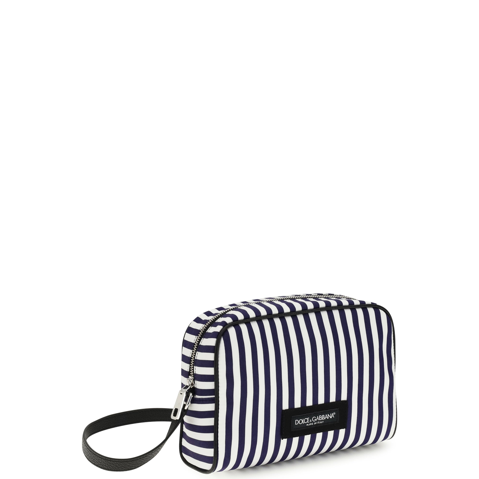 Striped poplin Handbag