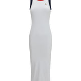 Midi Dress in ribbed cotton