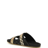 Check suede Urchin Sandals