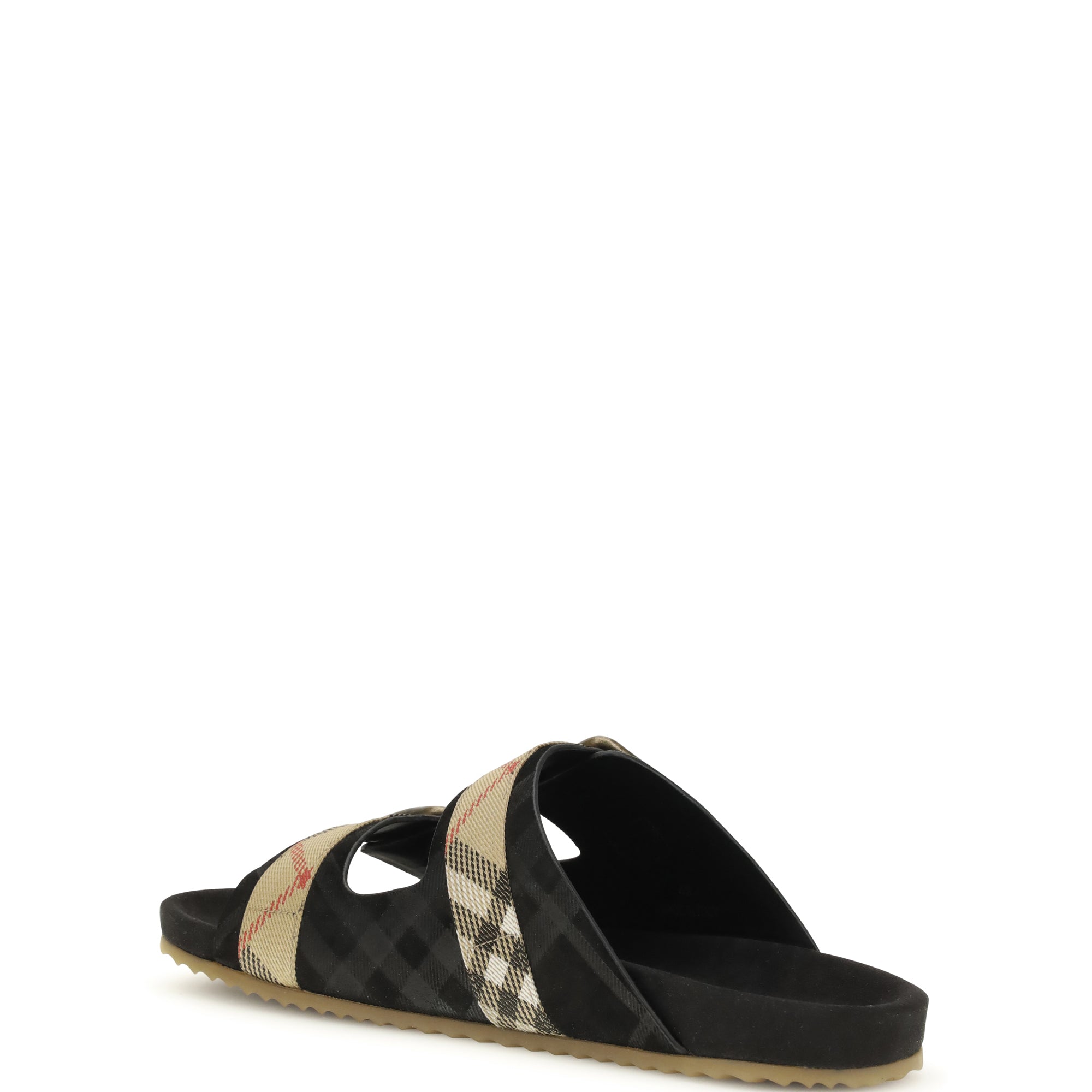 Check suede Urchin Sandals