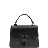 Shiny leather Love One Top mini Handbag