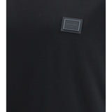 Cotton T-shirt with logo plaque