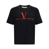 T-shirt with a “Made in Valentino” print