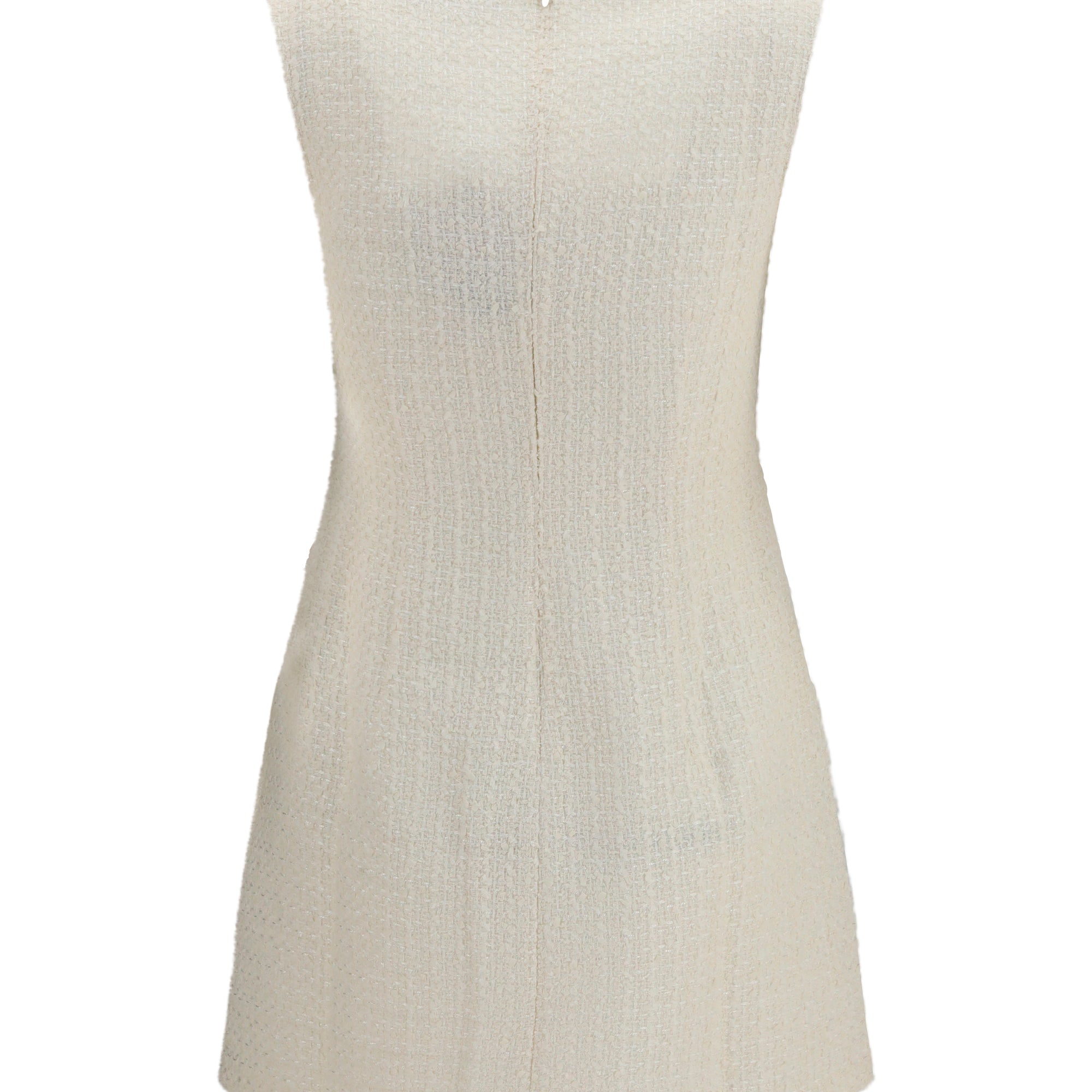 Sleeveless bouclé mini Dress