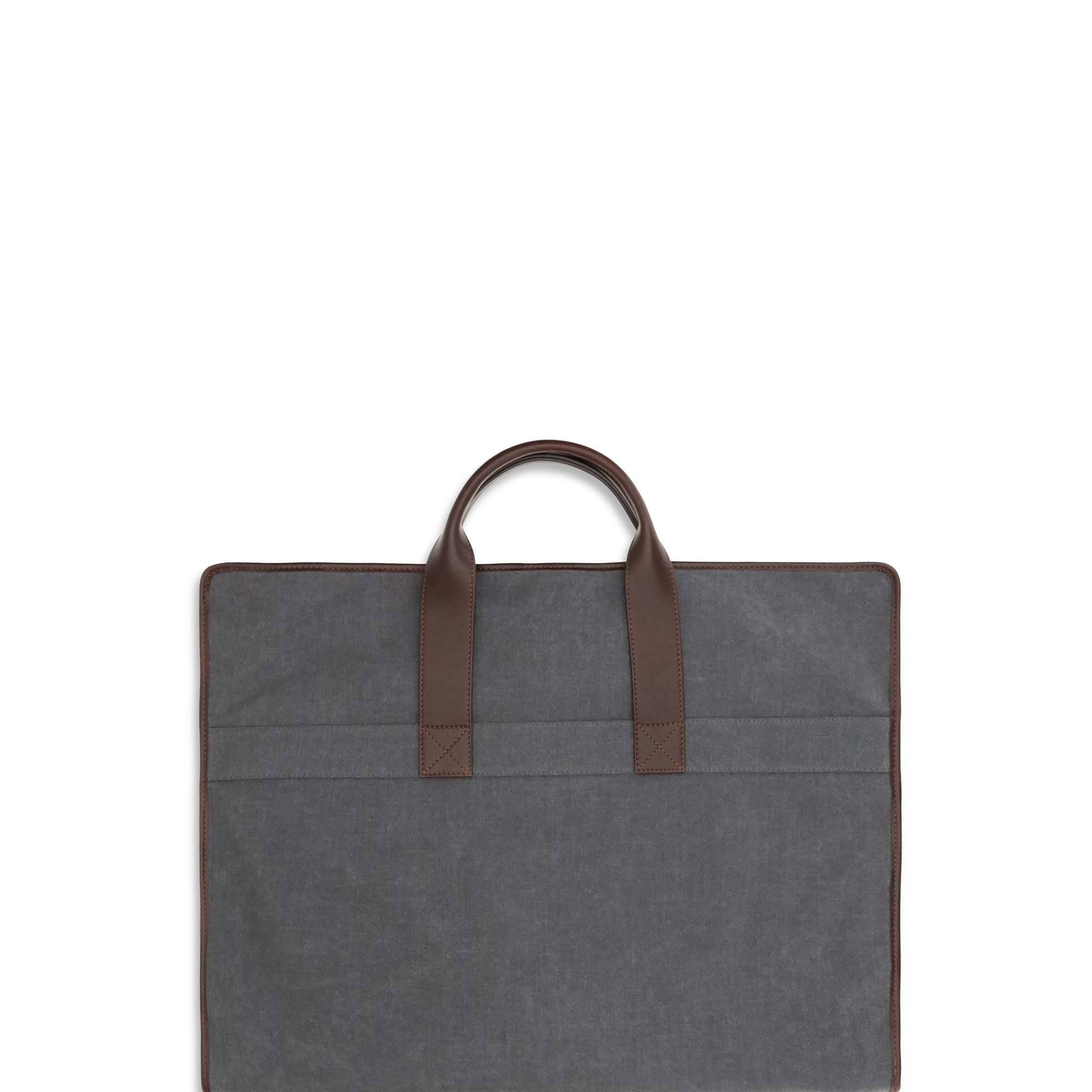 Garment Bag in techno fabric and leather