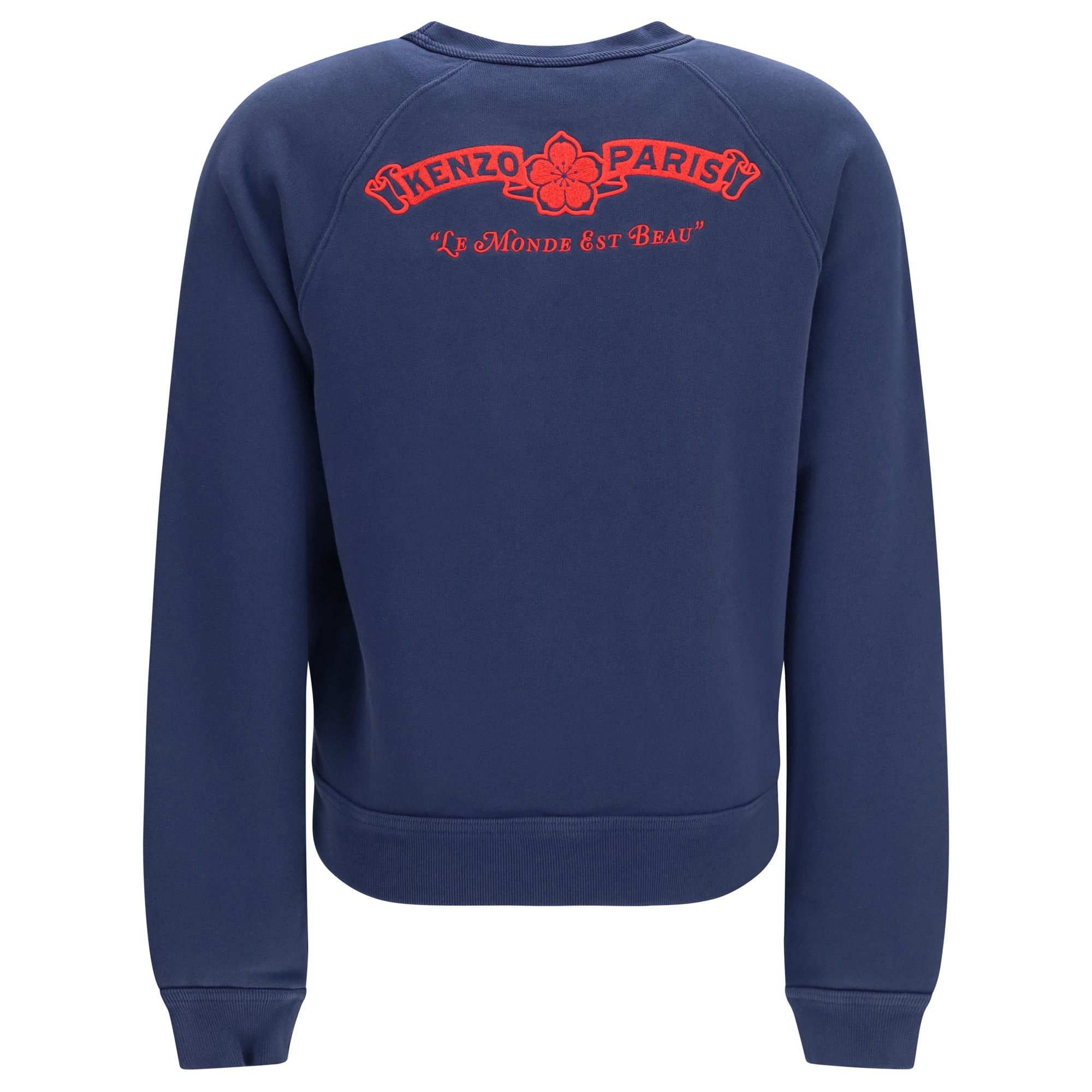 Kenzo Paris Emblem embroidered cotton Sweatshirt