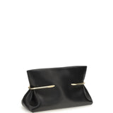 Pinch soft Clutch in nappa leather