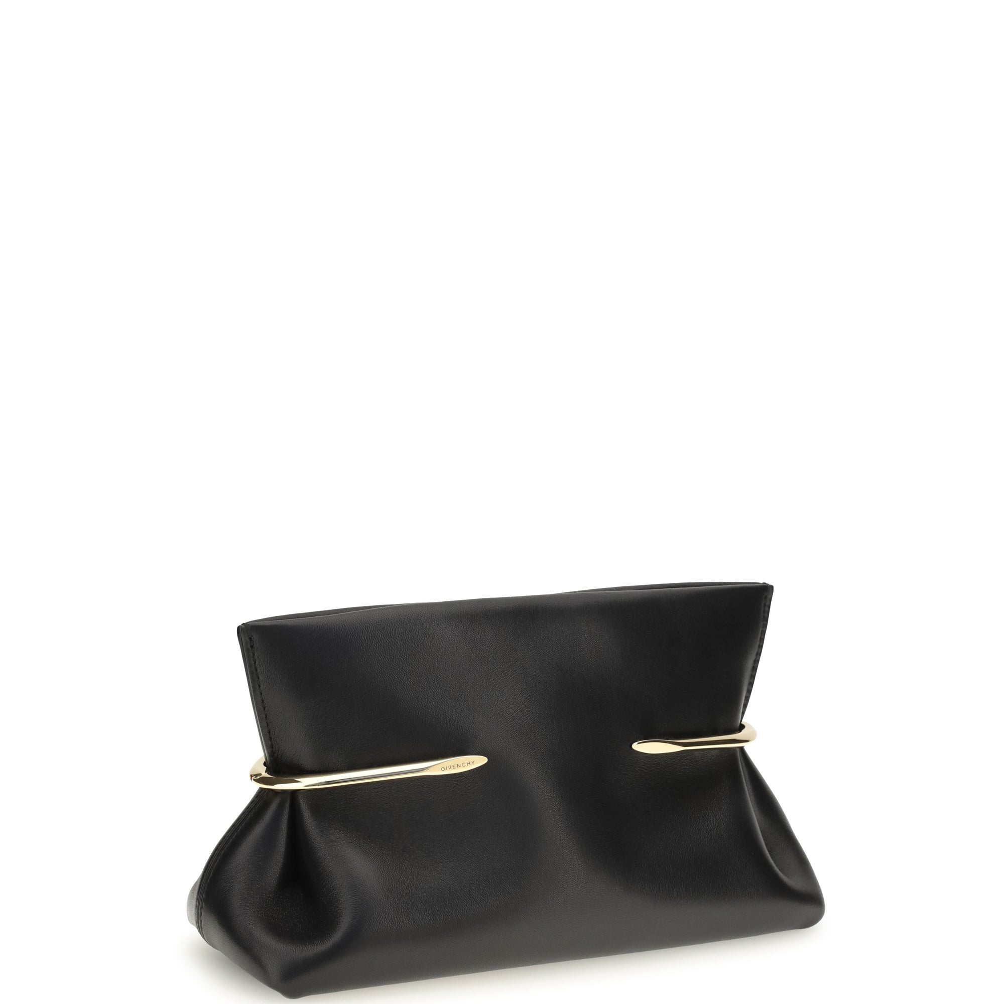 Pinch soft Clutch in nappa leather
