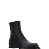 Cuban Stack Ankle Boots