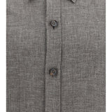 Cashmere, linen, and silk Overshirt