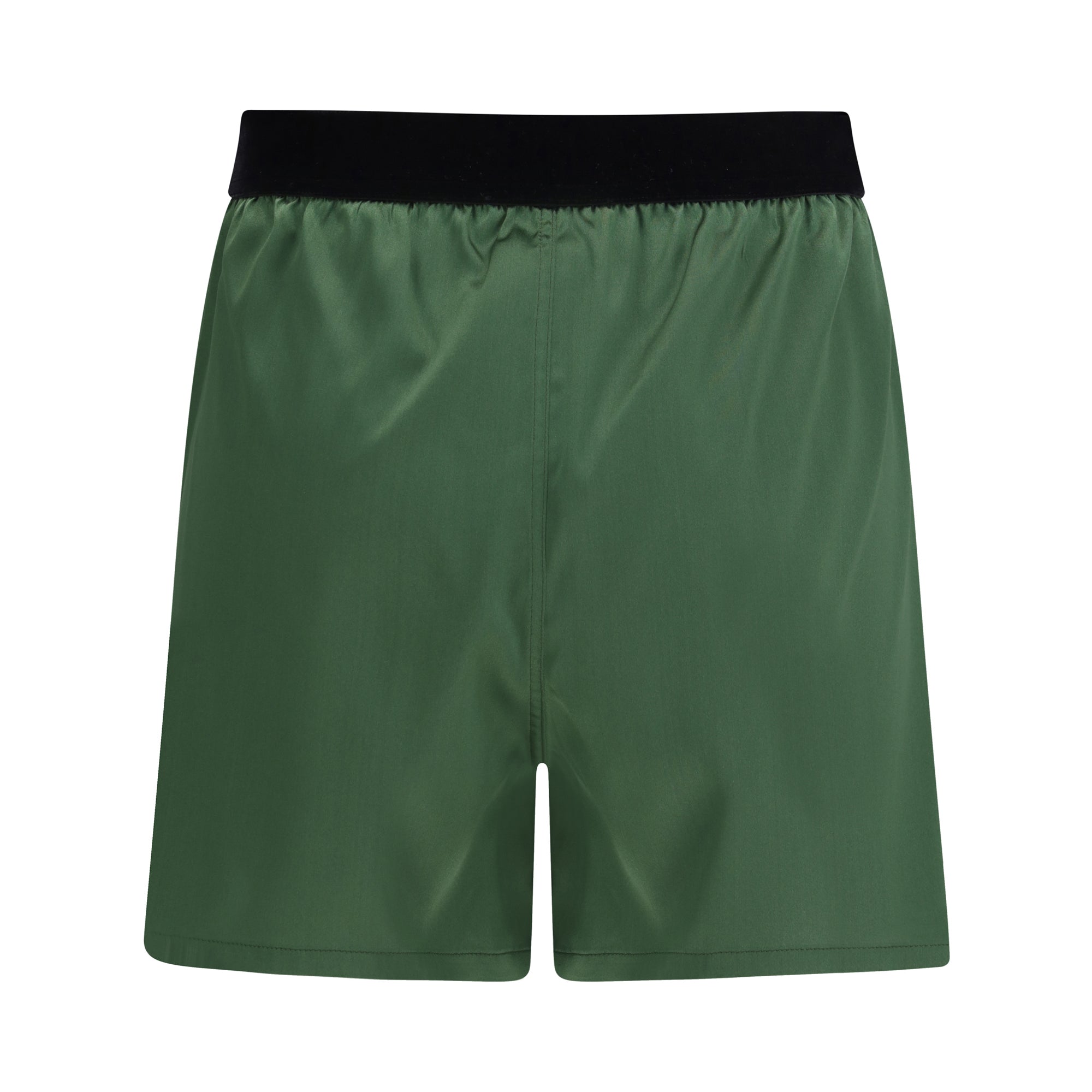 Stretch silk satin PJ Shorts