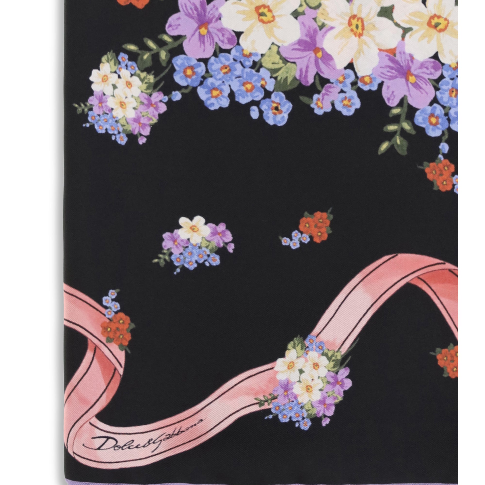 Silk Scarf with floral print