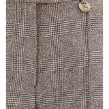 Tailored linen and wool-blend Pants