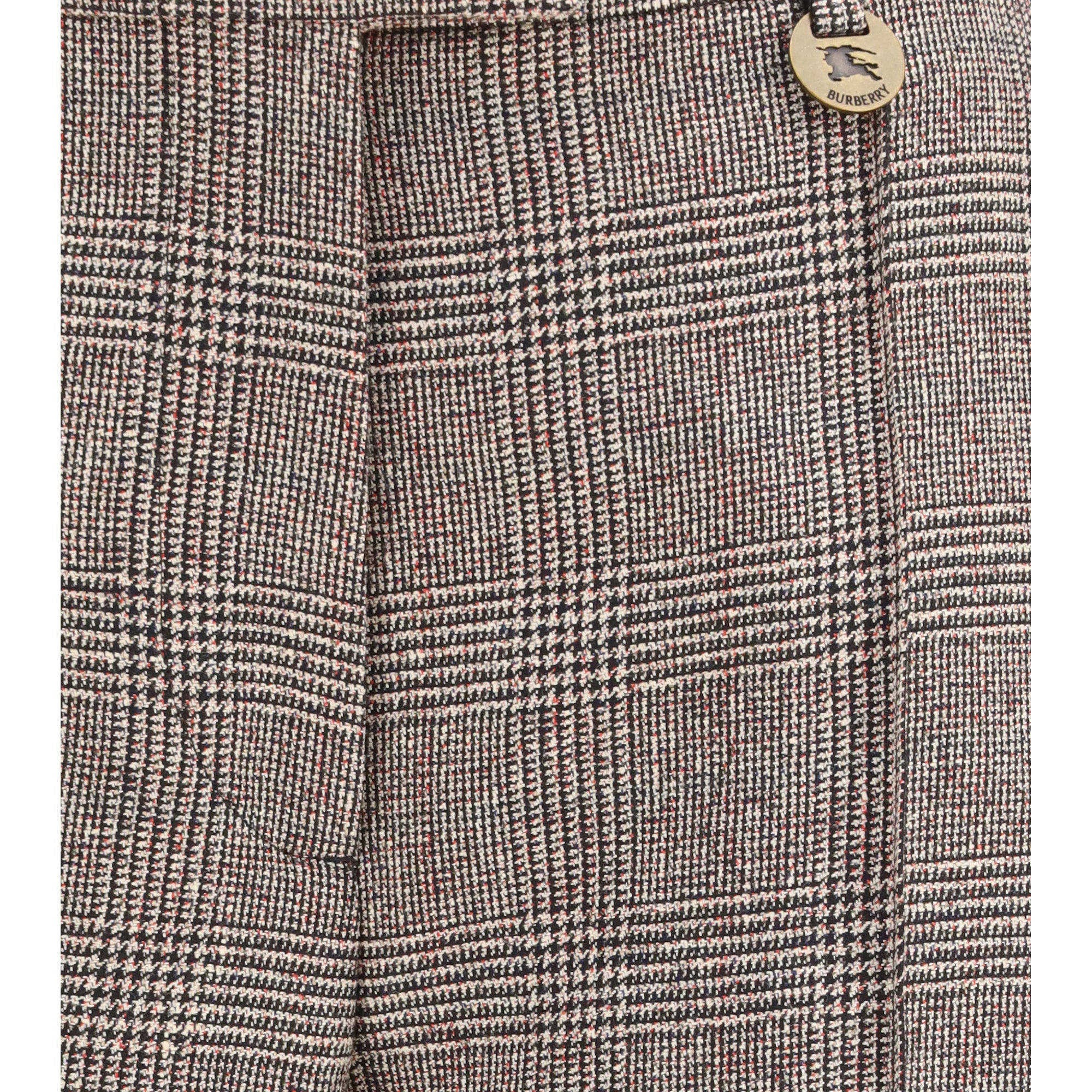 Tailored linen and wool-blend Pants