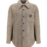 Mélange wool blend Overshirt