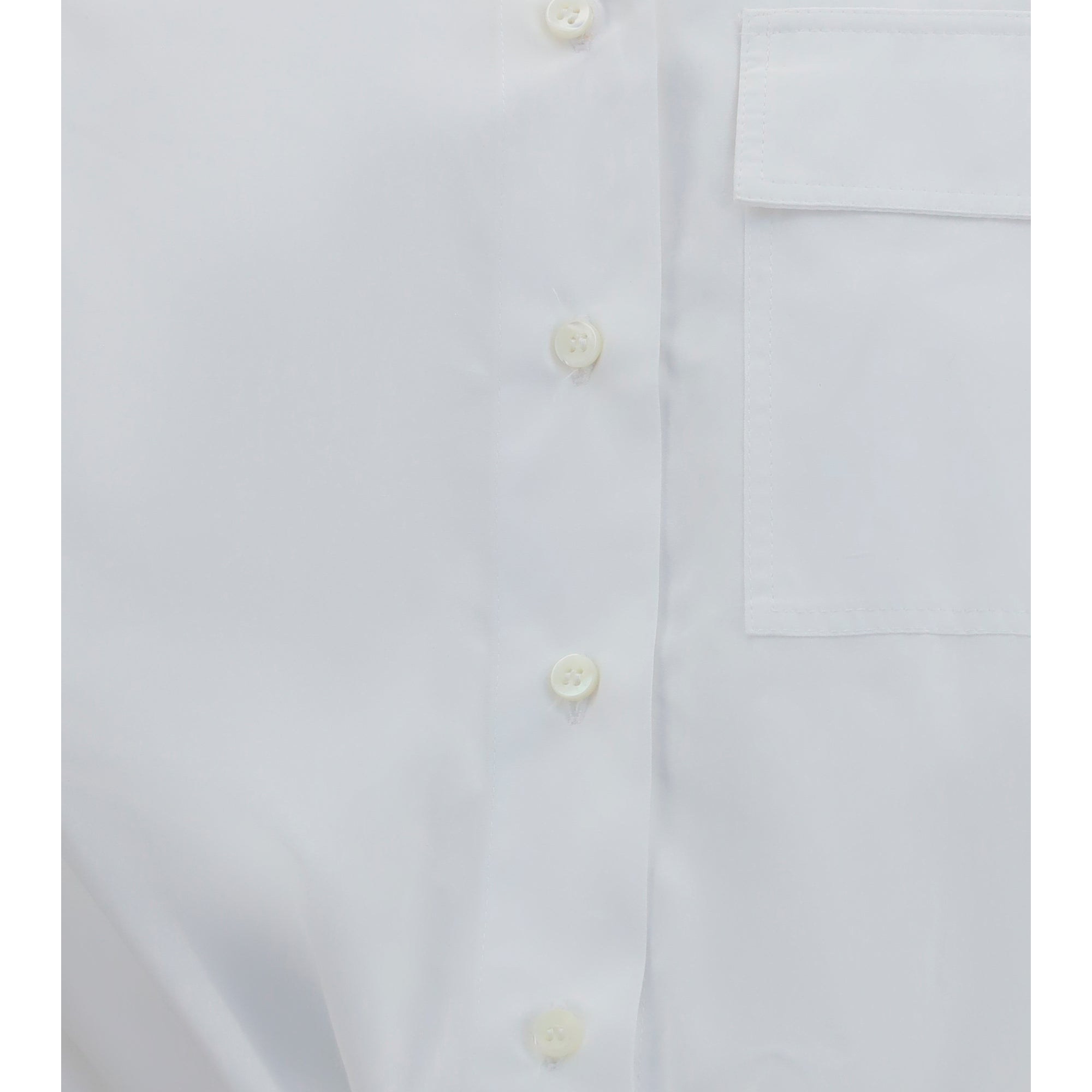 Cotton Shirt with drawstring waist