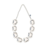 Silver crystal Necklace