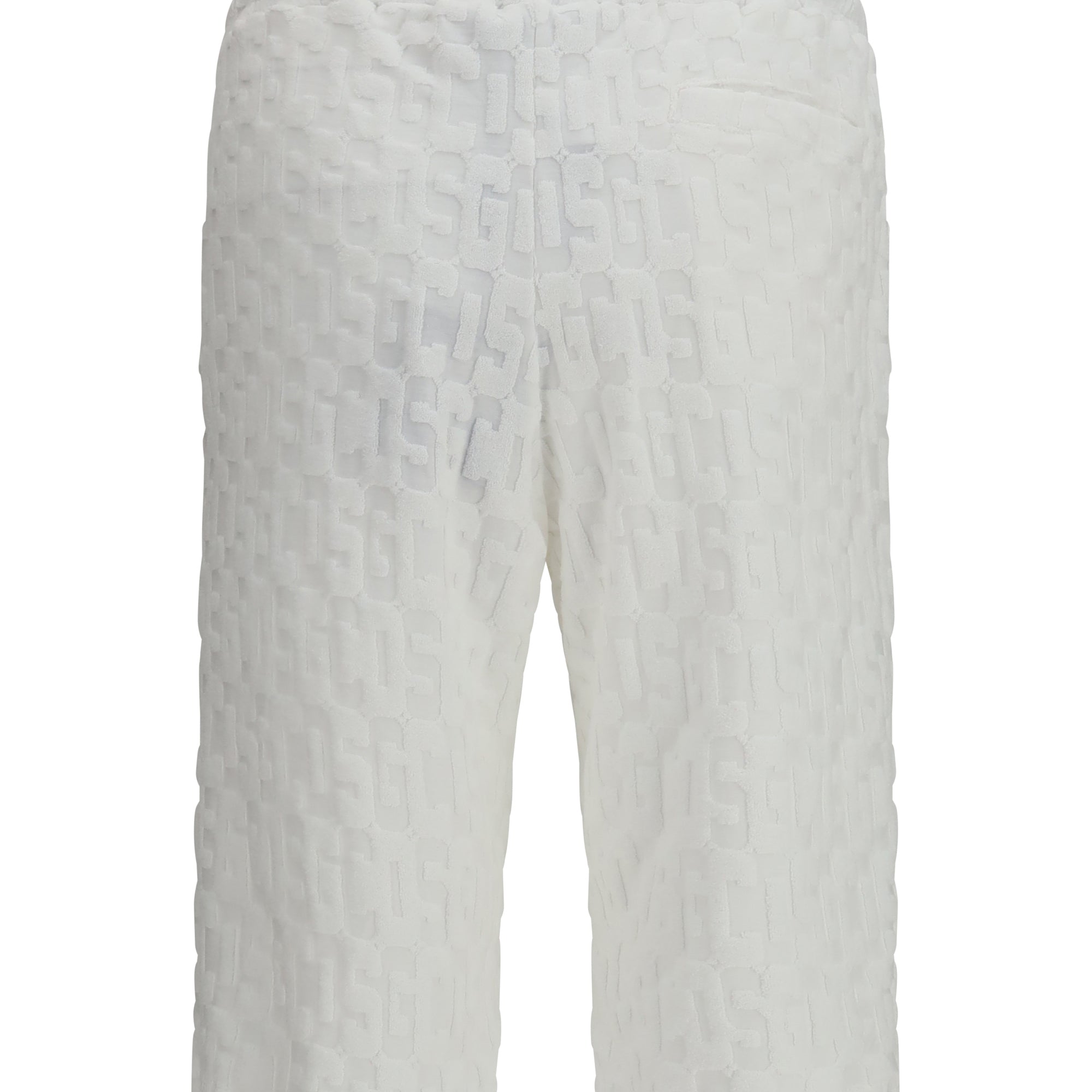 Shorts with all-over monogram