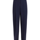 Pleated silk Pants