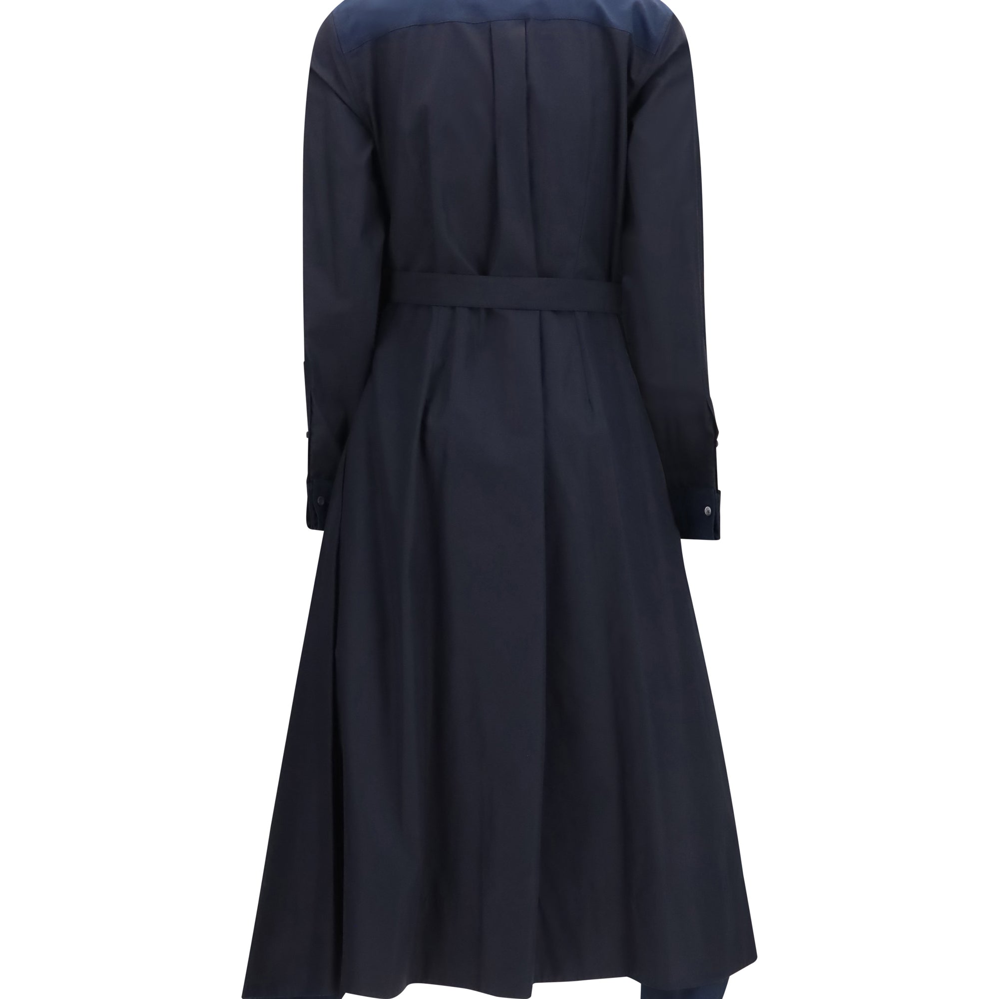 Layered belted midi Dress