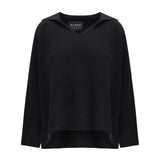 Sweater with polo collar