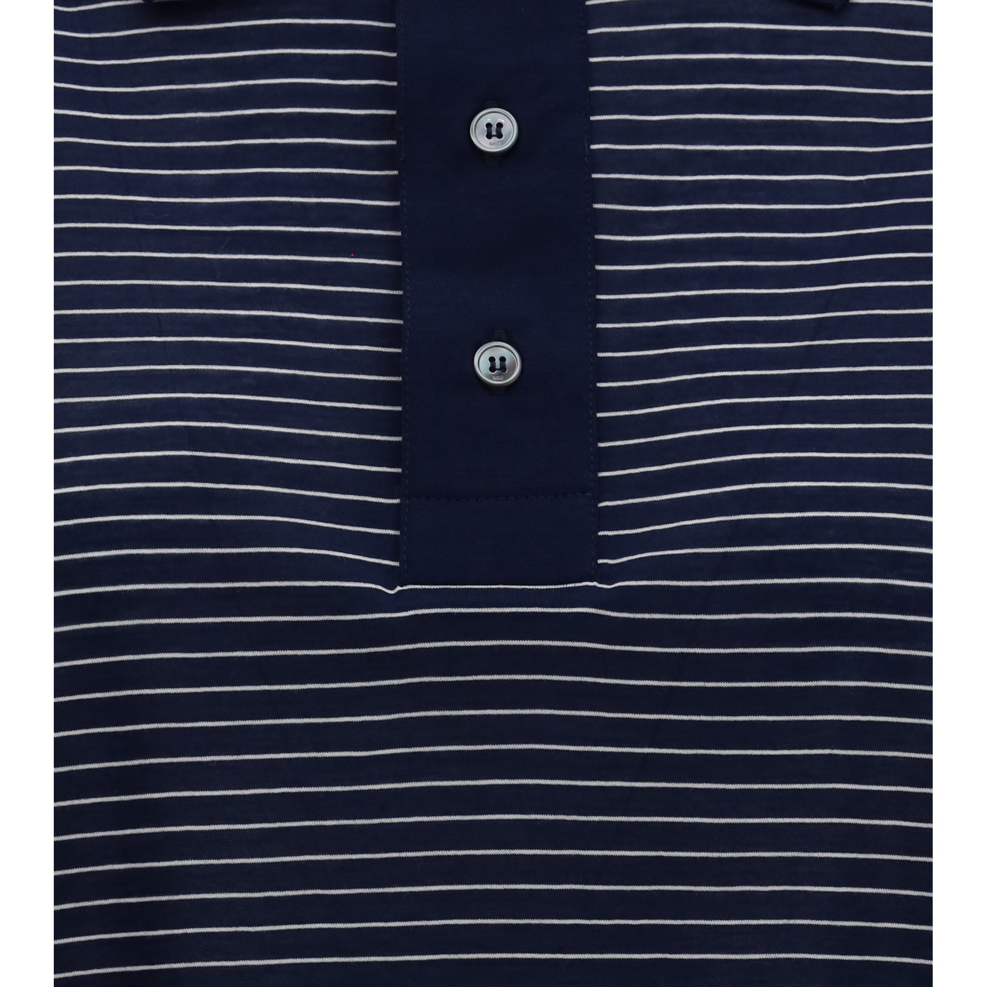 Cotton Striped Ami de Coeur Polo