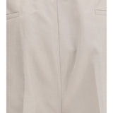 Cotton and linen tailored Pants