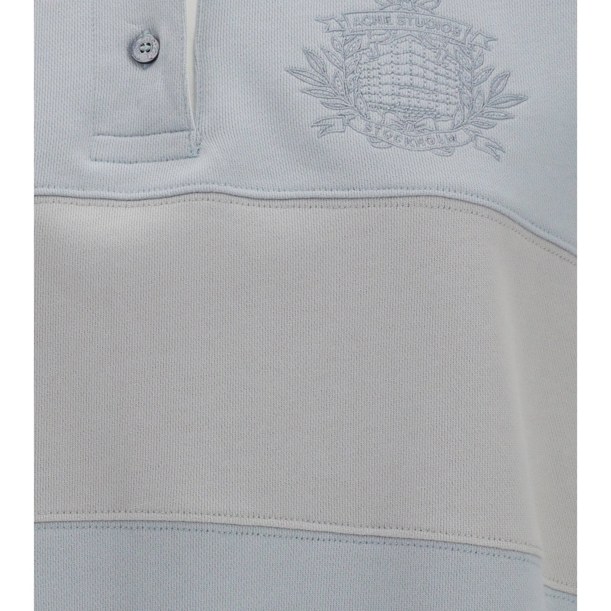 Striped Polo Sweatshirt