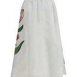 Floral embroidered Skirt