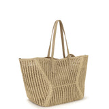 BC Duo Shoulder Bag in raffia