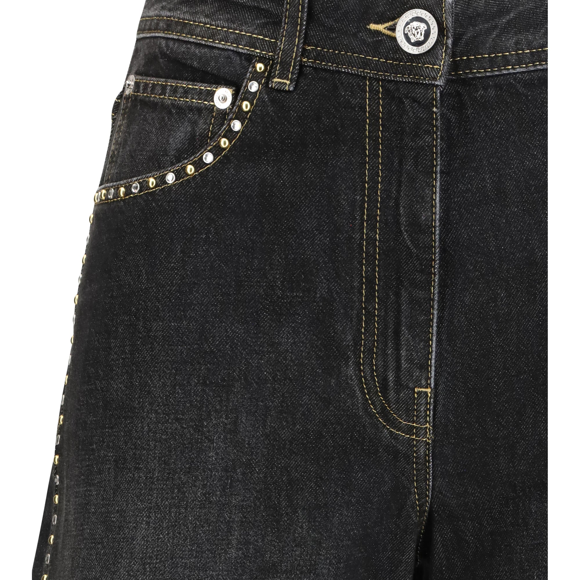 Straight Jeans with studs