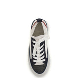 Cotton knit and suede Sneakers with Precious Toe