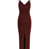 Safety Pin Slip Midi Dress