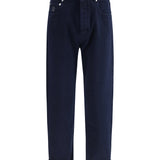 Garment-dyed denim Pants
