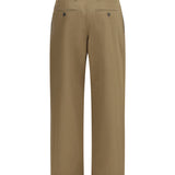 Straight-leg Pants in organic cotton