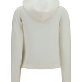 Wool hooded Cardigan