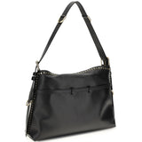 Large Voyou Shoulder Bag in shiny leather