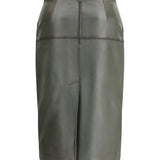 Leather pencil Skirt