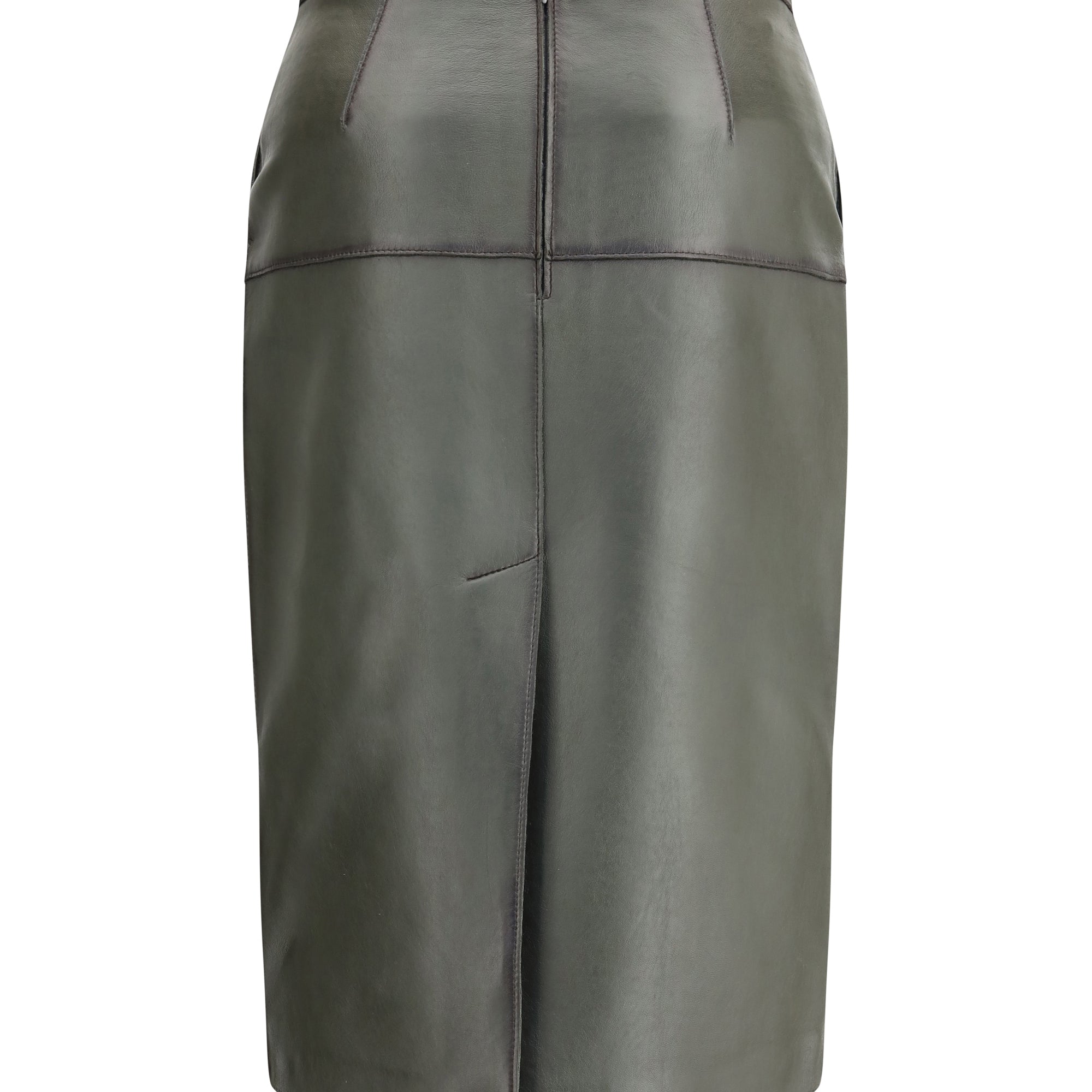 Leather pencil Skirt