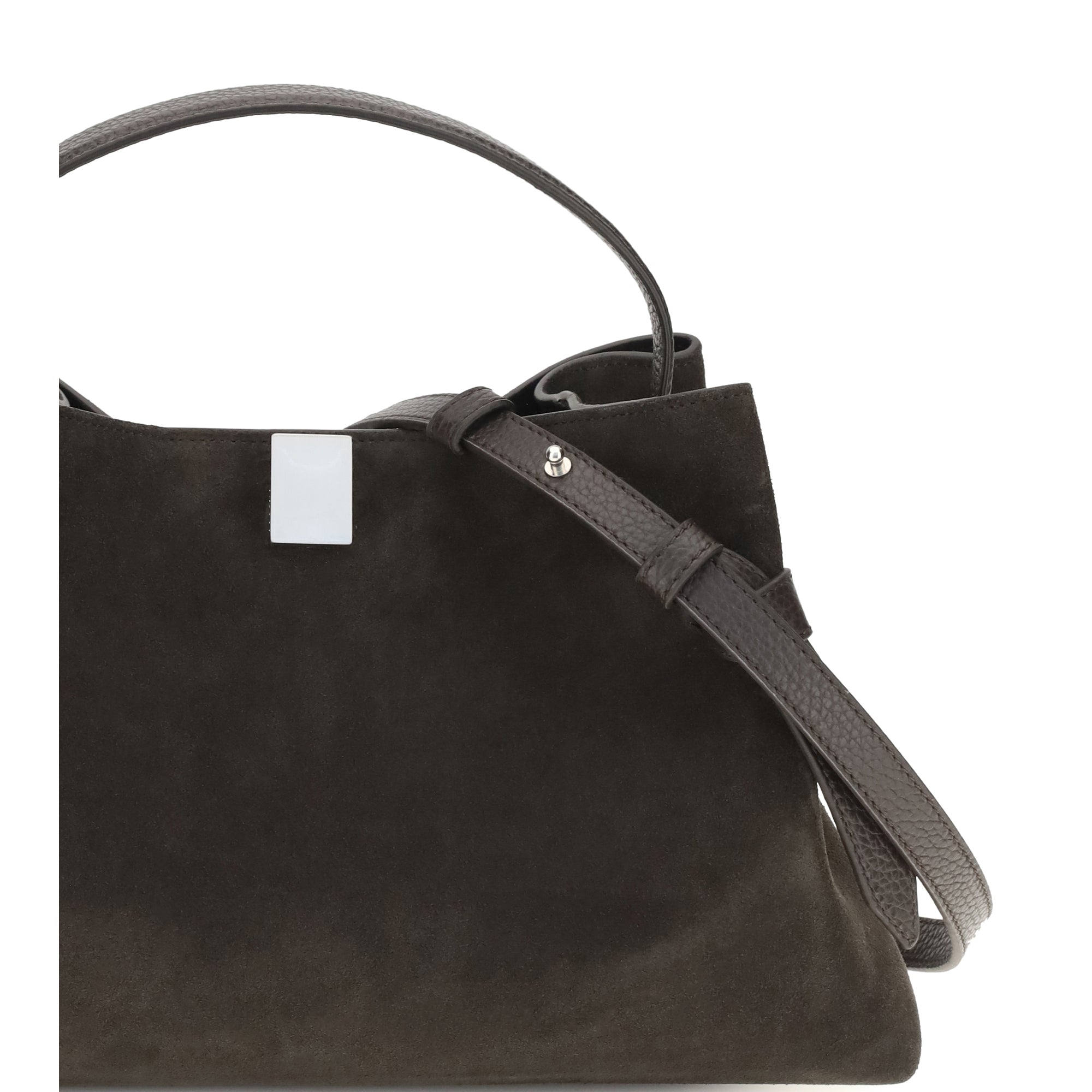 Gyoza suede Shoulder Bag
