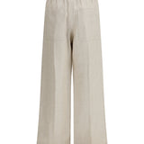 Elasticated-waistband Pants